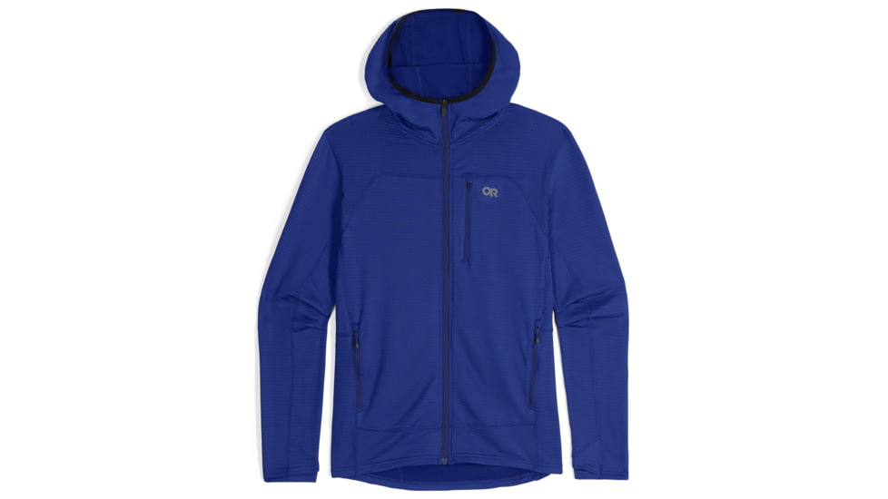 Outdoor Research Vigor Grid Fleece Full Zip Hoodie - Mens, Galaxy, Large, 3005032274008