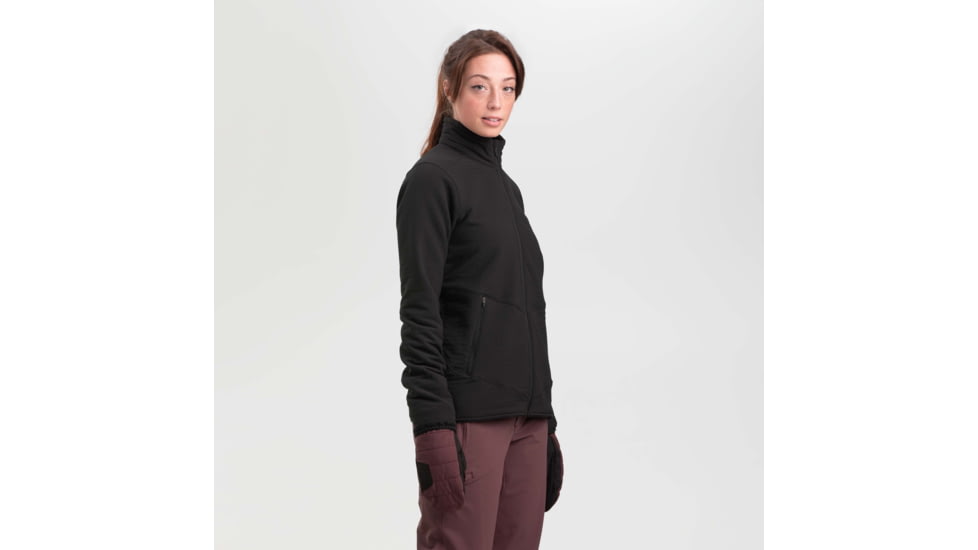 Outdoor Research Vigor Plus Fleece Jacket - Womens, Black, Extra Small, 2831960001005