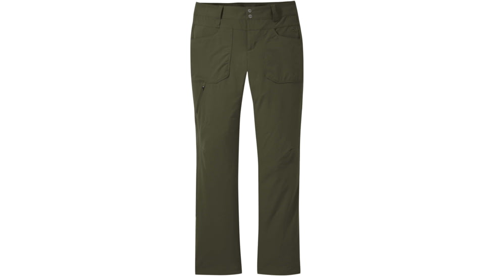 Outdoor Research Voodoo Pants - Womens, Fatigue, 8, Short, 2714970740297