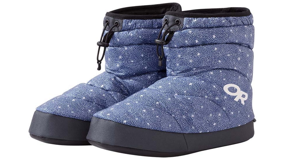 Outdoor Research Warli Sky Tundra Aerogel Booties - Womens, Twlght St Pr, Large, 2778221880008
