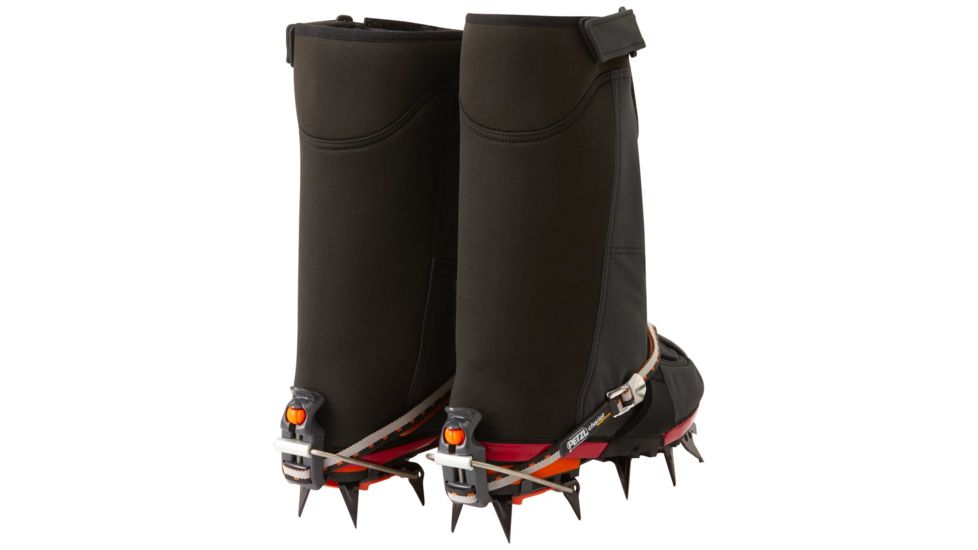 Outdoor Research X-Gaiters, Black/Chili, Extra Small, 2692870144005