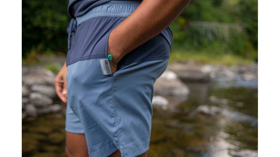 Outdoor Research Zendo Multi Shorts - Mens, Nimbus/Naval Blue, Medium, 2876472060007
