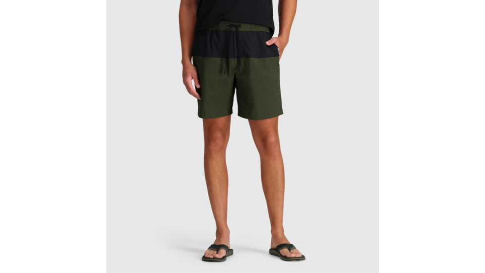Outdoor Research Zendo Multi Shorts - Mens, Verde/Black, S, 2876472359006