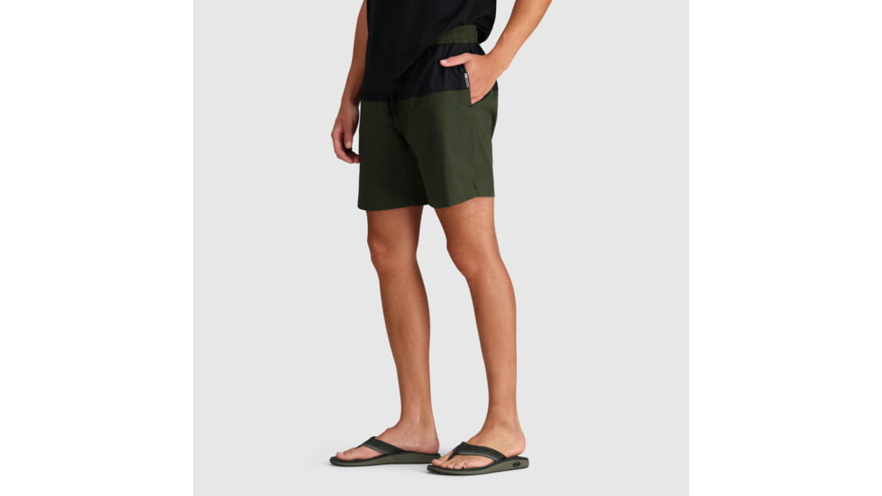 Outdoor Research Zendo Multi Shorts - Mens, Verde/Black, S, 2876472359006
