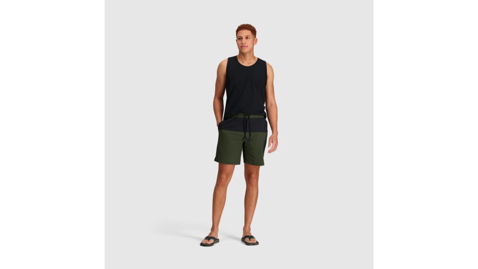 Outdoor Research Zendo Multi Shorts - Mens, Verde/Black, S, 2876472359006