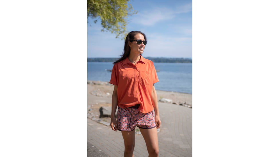 Outdoor Research Zendo Multi Shorts - Womens, Moth Print, Medium, 2876762130007