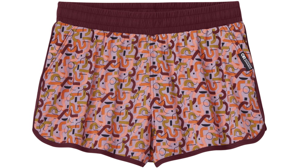 Outdoor Research Zendo Multi Shorts - Womens, Moth Print, Medium, 2876762130007