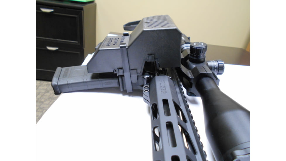 Outdoor Technologies and Sports Automatic AR-15 Brass Catcher with 2 Straps, Black, CC-100