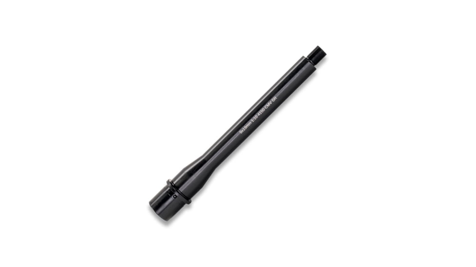Outerwild AR15/AR9 Barrel, AR Platform, 9mm, 8.375in, Straight, 1-10 Twist, 1/2x28 Thread, Black Nitride, 1112-0201-008-O