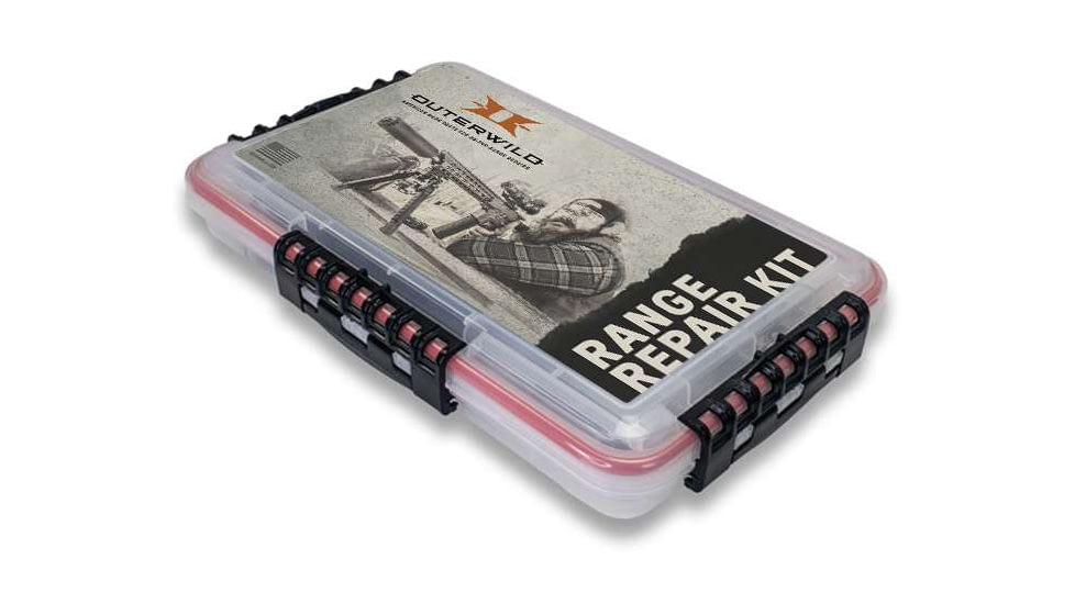 Outerwild AR15 Lower Range Repair Kit, Clear Case, 4002-1510-023-O