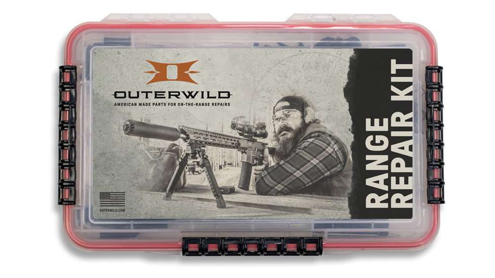 Outerwild AR15 Lower Range Repair Kit, Clear Case, 4002-1510-023-O