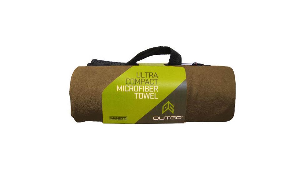 Outgo Microfiber Towel, 30 x 50 in., Mocha UG68131
