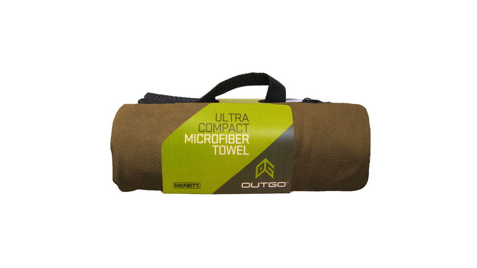Outgo Microfiber Towel, 35 x 62 in., Brown UG69026
