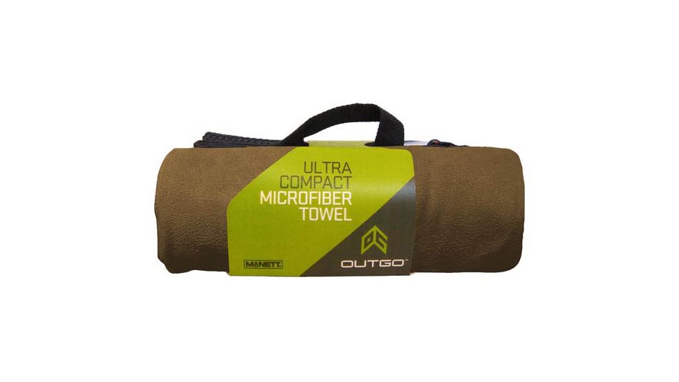 Outgo Microfiber Towel, 35 x 62 in., Mocha UG68132