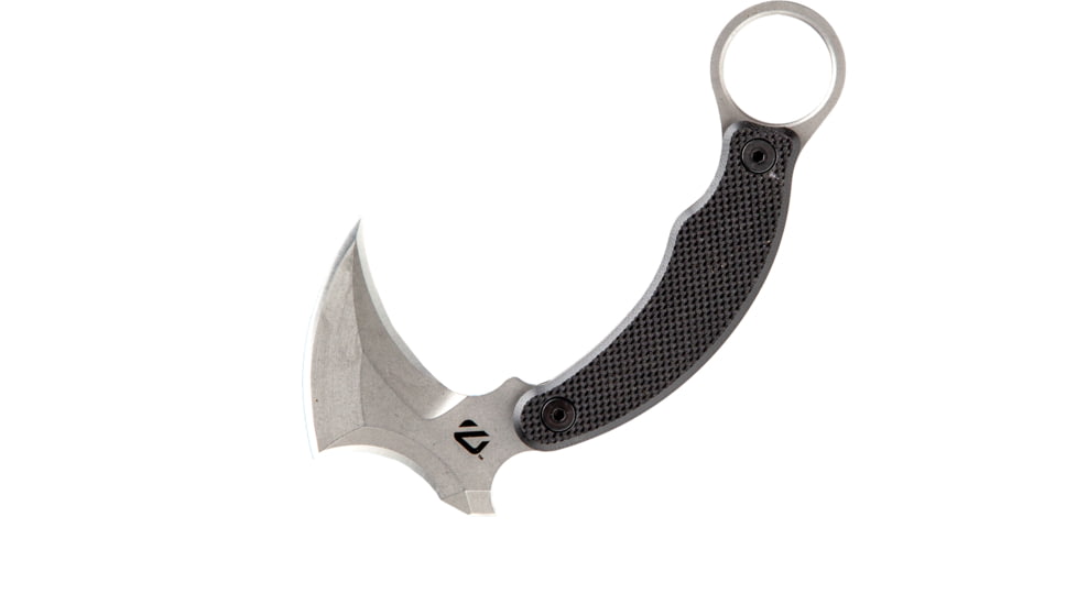 Outlier Knife Company Halcon-X Kerambit Fixed Blade Knives, 2.25in, Nitro-V Steel, Karambit, G10 Handle, Black, OKC107CB001