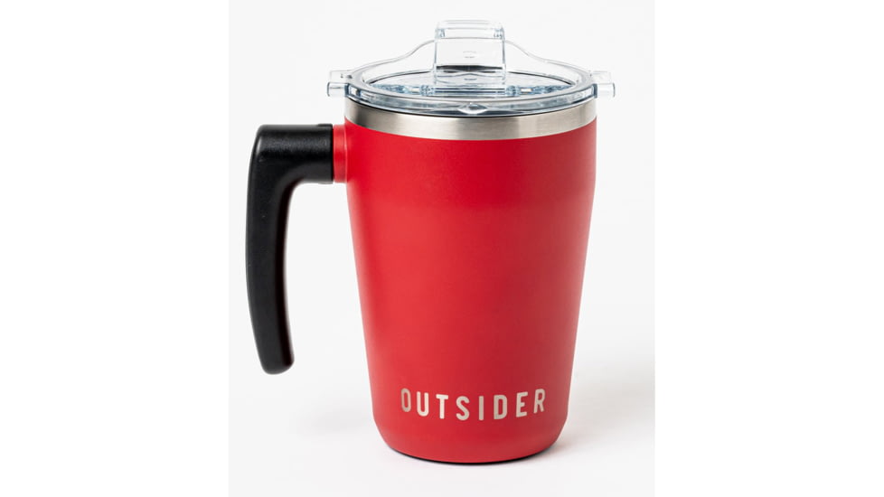 Outsider The AM Travel Mug, 17oz, Crimson, COF-0011-U-CR-17-4