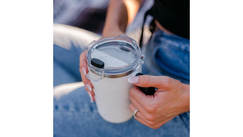 Outsider The AM Travel Mug, 17oz, White, COF-0011-U-WH-17-4