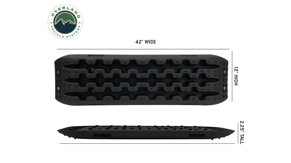 Overland Vehicle Systems Combo Kit with Recovery Ramp and Multi Functional Shovel, Green, 22-4969