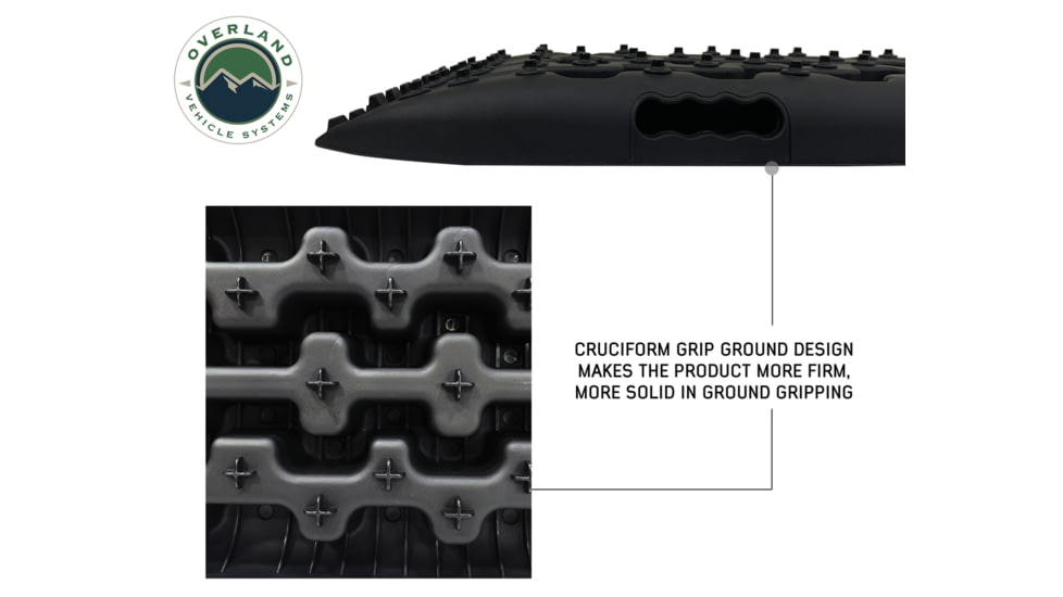 Overland Vehicle Systems Combo Kit with Recovery Ramp and Multi Functional Shovel, Green, 22-4969