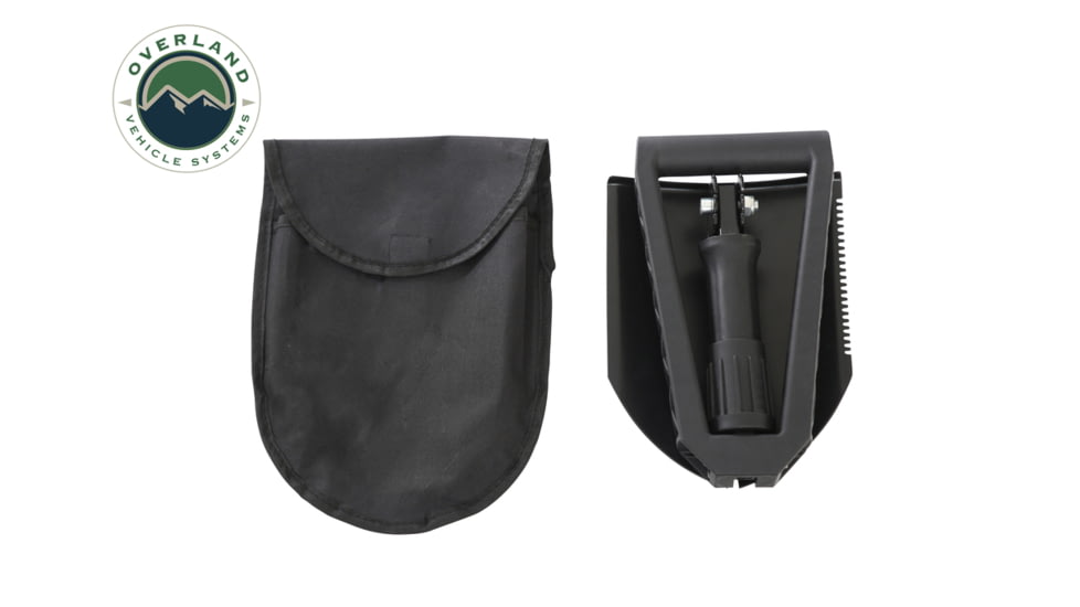 Overland Vehicle Systems Combo Kit with Recovery Ramp and Multi Functional Shovel, Green, 22-4969