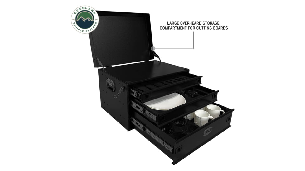 Overland Vehicle Systems CP Duty Glamping 39 Piece Glamping Kitchen System, 21010502