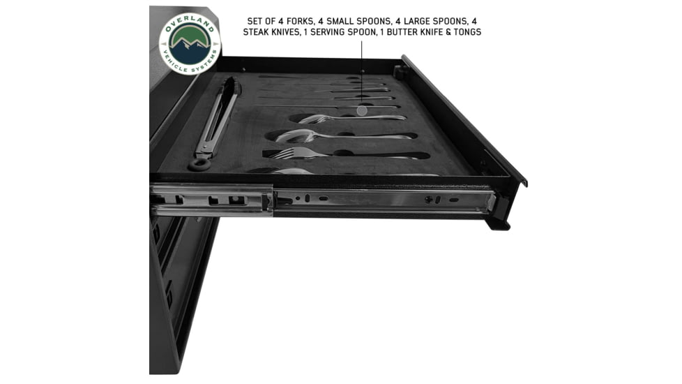Overland Vehicle Systems CP Duty Glamping 39 Piece Glamping Kitchen System, 21010502
