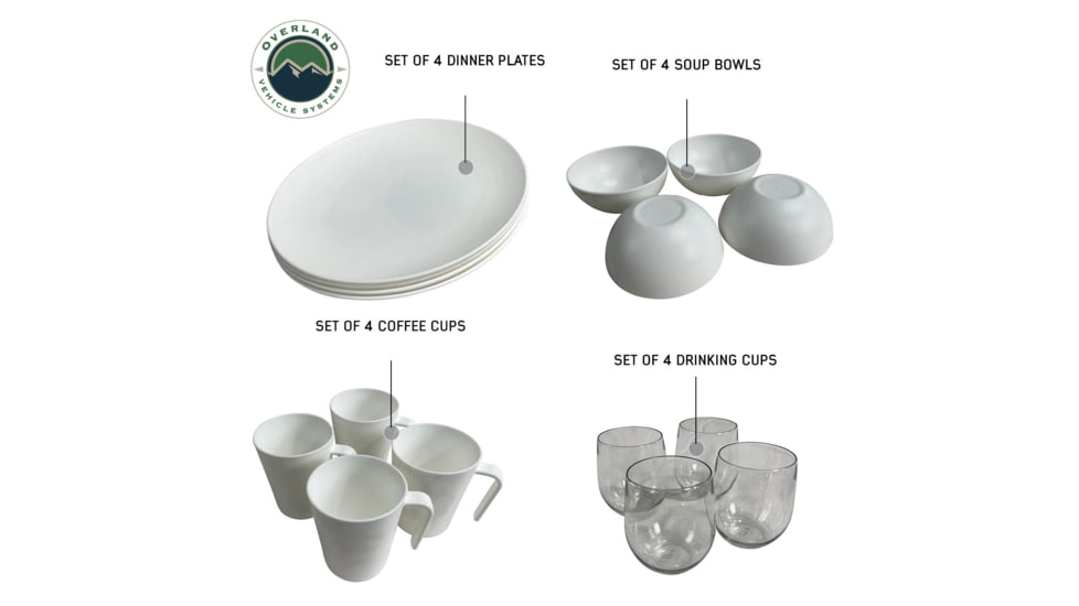 Overland Vehicle Systems CP Duty Glamping 39 Piece Glamping Kitchen System, 21010502