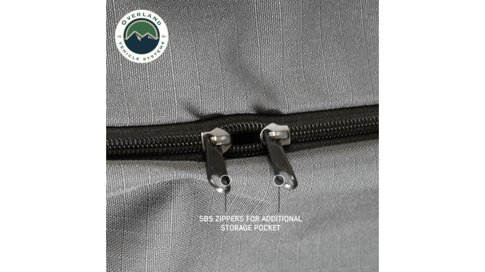 Overland Vehicle Systems Kitchen Kit - 24 Piece Cooking and Utensil Kit, Hanging Carrying Case, Grey, 21010505