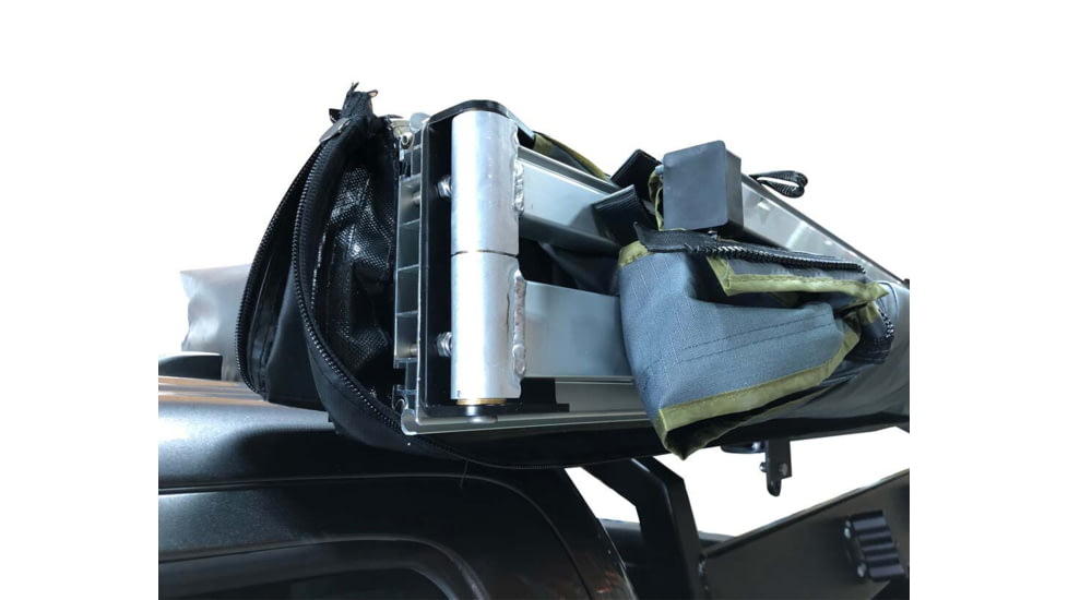 Overland Vehicle Systems Nomadic 270 LT Awning - Passenger Side - Dark Gray Cover With Black Cover Universal, 19569907