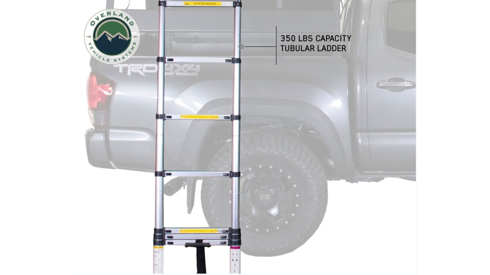 Overland Vehicle Systems Nomadic Extended Roof Top Tent, 2plus Person, With Annex, Dark Gray/Green, 18021936