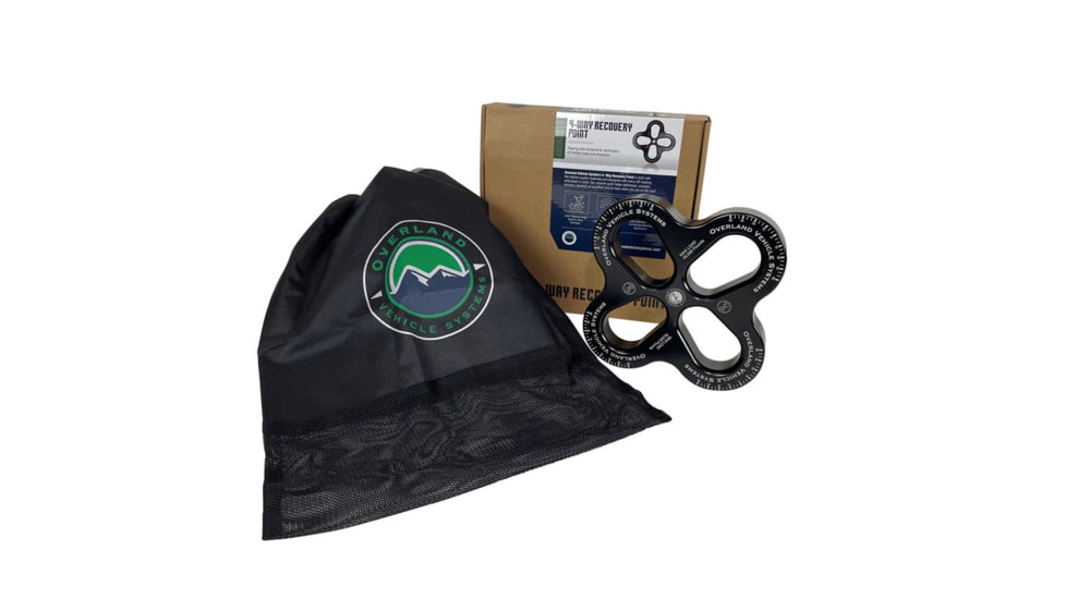 Overland Vehicle Systems R.D.L. Recovery Distribution Link Winches, 45,000 lb, Black, 8 in, 19250005