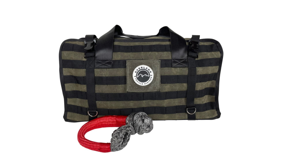 Overland Vehicle Systems Recovery Bag w/ Handle And Straps, 16 Waxed Canvas, Large, 21179941