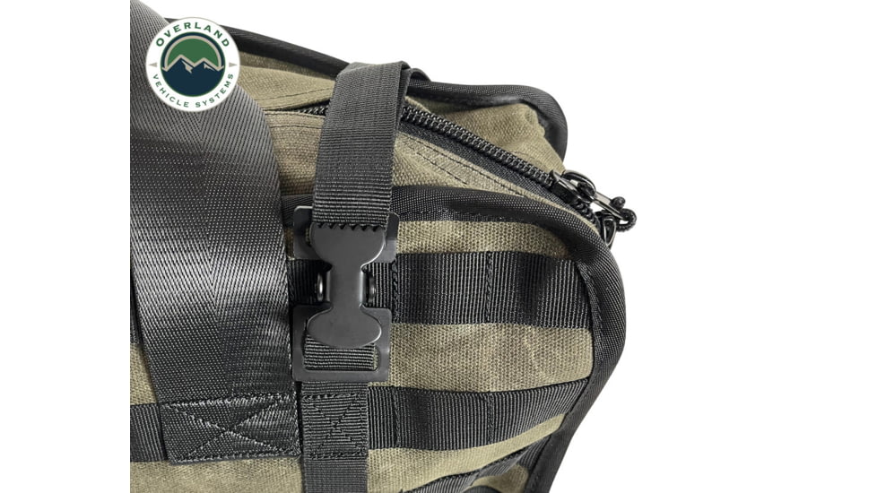 Overland Vehicle Systems Recovery Bag w/ Handle And Straps, 16 Waxed Canvas, Large, 21179941