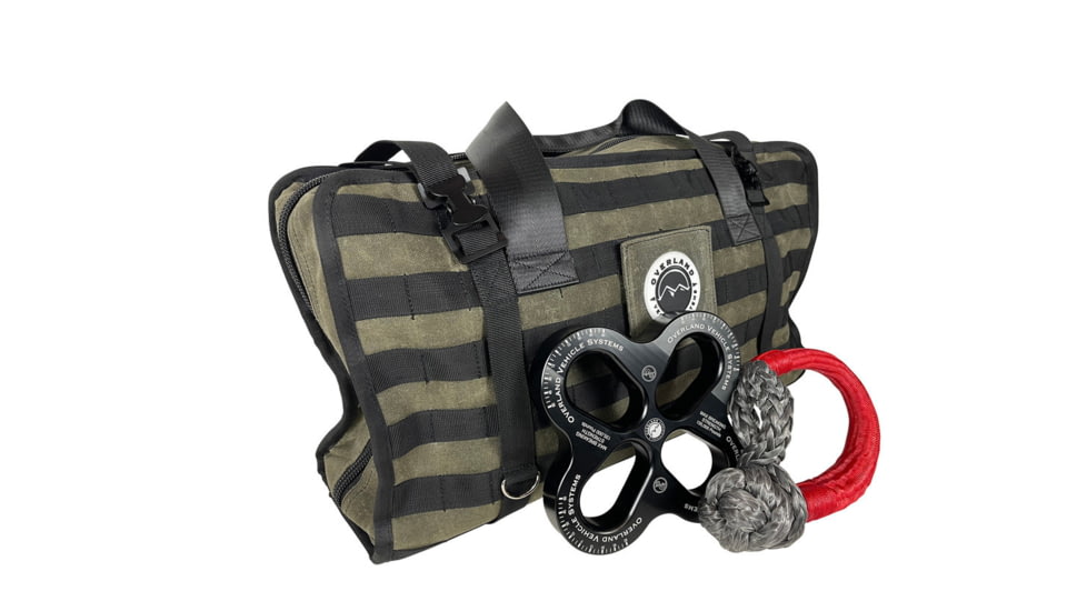 Overland Vehicle Systems Recovery Bag w/ Handle And Straps, 16 Waxed Canvas, Large, 21179941