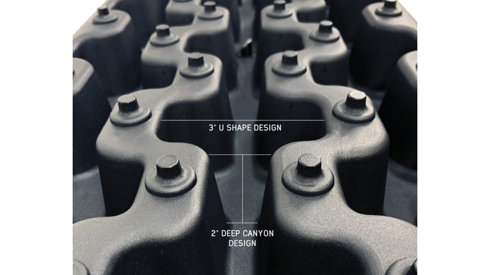 Overland Vehicle Systems Recovery Ramp With Pull Strap and Storage Bag, Black/Gray, Universal, 19169910