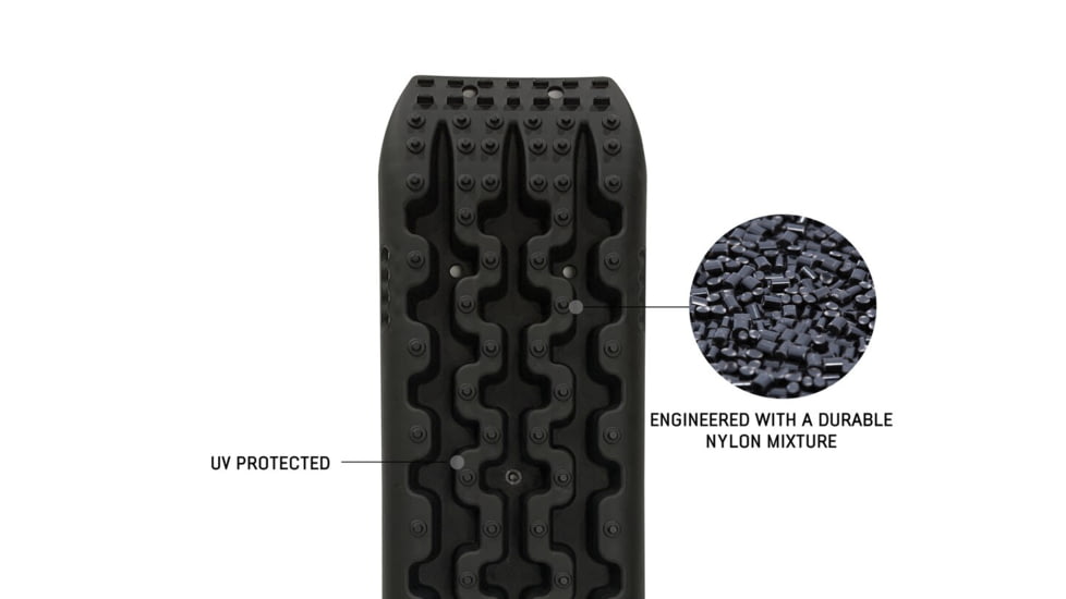 Overland Vehicle Systems Recovery Ramp With Pull Strap and Storage Bag, Black/Gray, Universal, 19169910