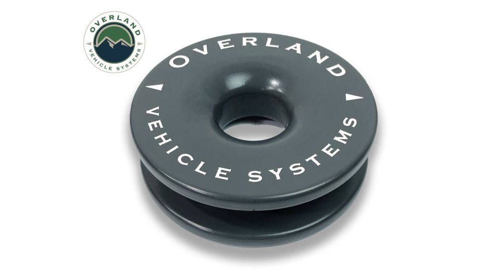 Overland Vehicle Systems Recovery Ring, 4in, 41000 lbs, Gray, 19230003