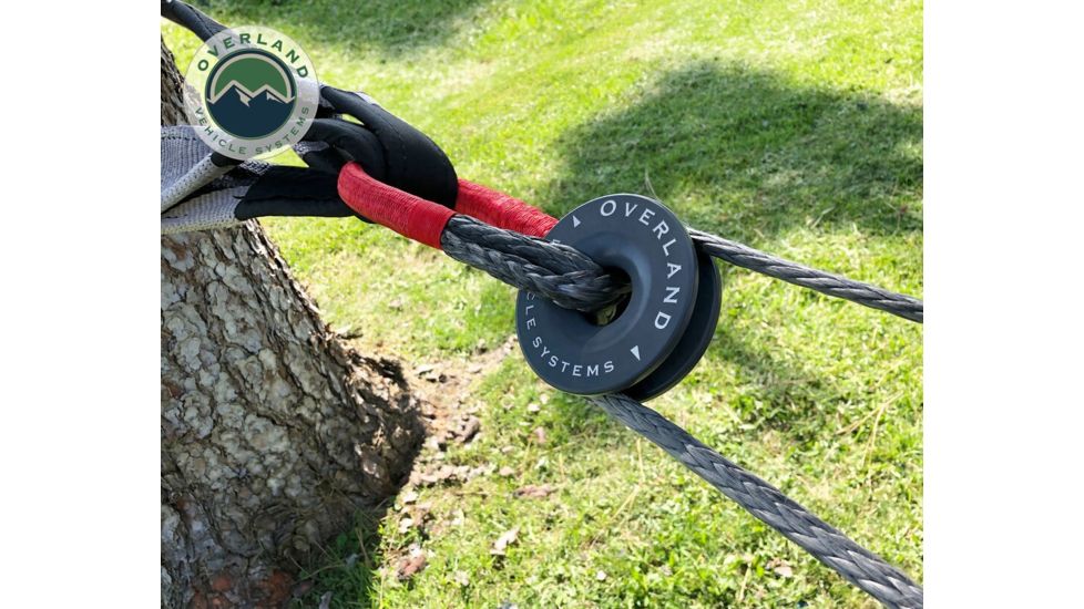 Overland Vehicle Systems Recovery Ring, 4in, 41000 lbs, Gray, 19230003