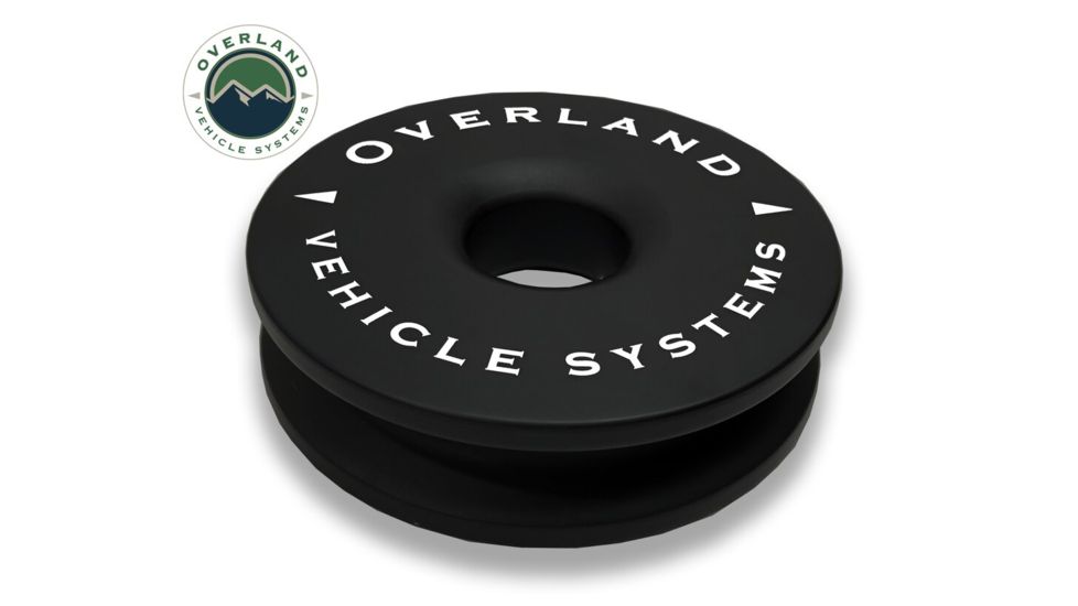 Overland Vehicle Systems Recovery Ring, 6.25in, 45000 lbs, Black, 19240004