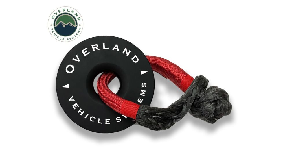 Overland Vehicle Systems Recovery Ring, 6.25in, 45000 lbs, Black, 19240004
