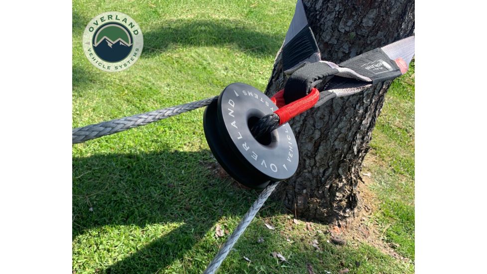 Overland Vehicle Systems Recovery Ring, 6.25in, 45000 lbs, Black, 19240004