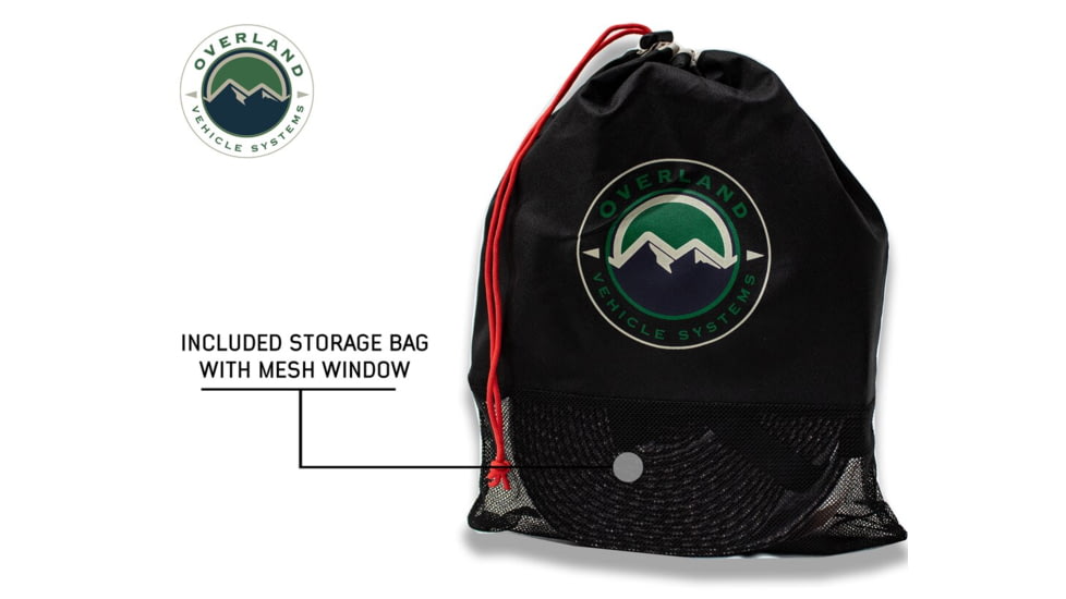 Overland Vehicle Systems Tow Strap, 20000 lbs, 2in x 30ft, Black, 19059916