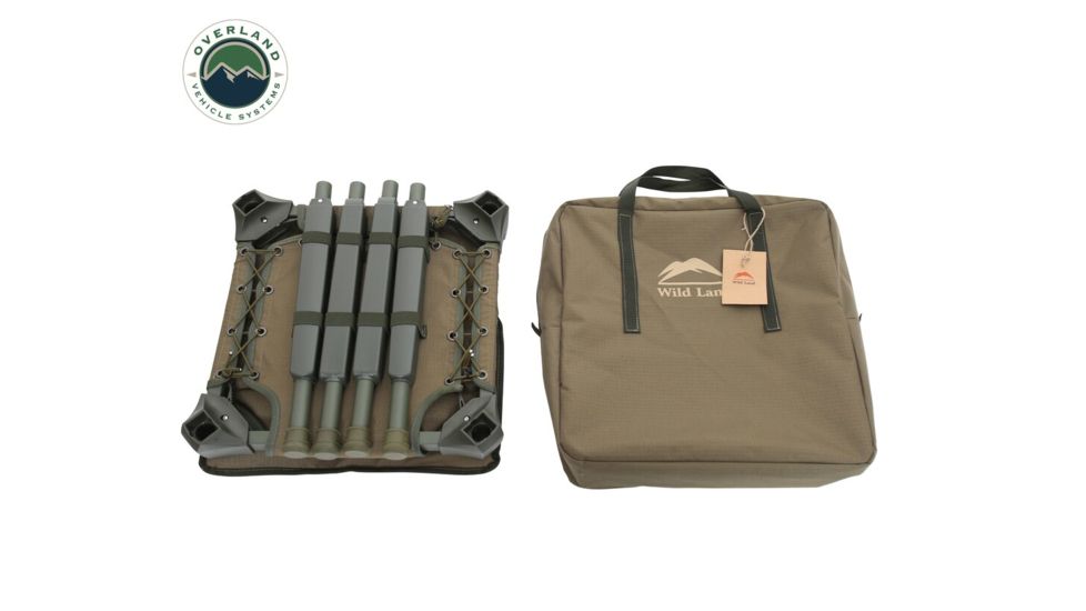 Overland Vehicle Systems Wild Land Camping Gear Chair, 400 lbs Weight Capacity, Tan, 26029910