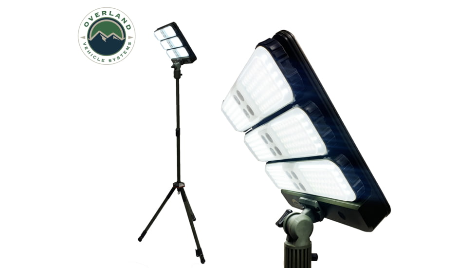 Overland Vehicle Systems Wild Land Camping Gear - Encounter Light With 3 Removeable Pods, Green, 15059901