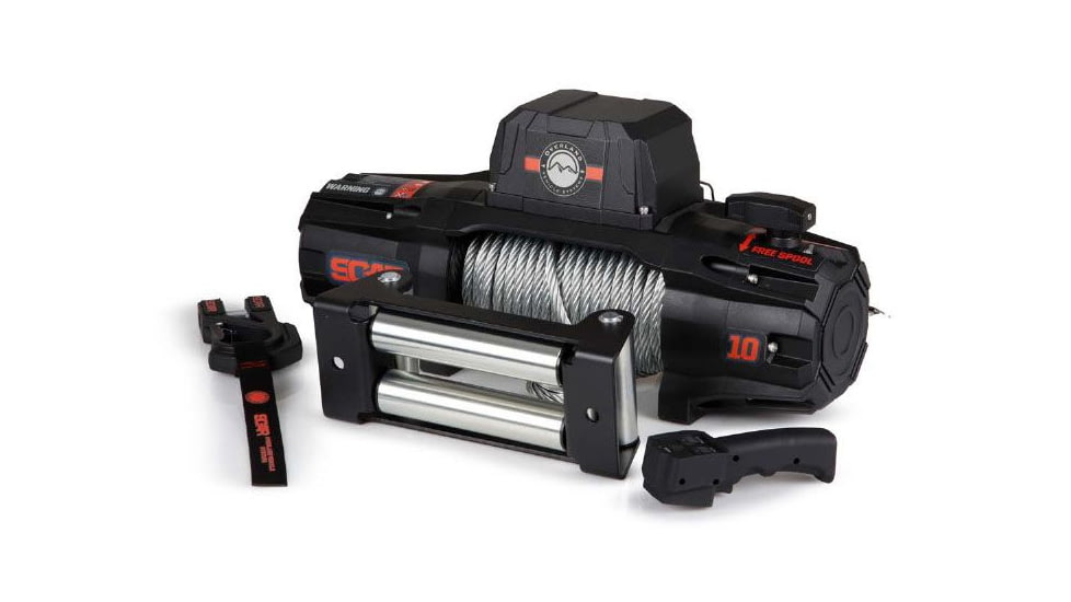 Overland Vehicle Systems Winch w/ Steel Cable Wireless Remote, 10.0 Winch, 19089901