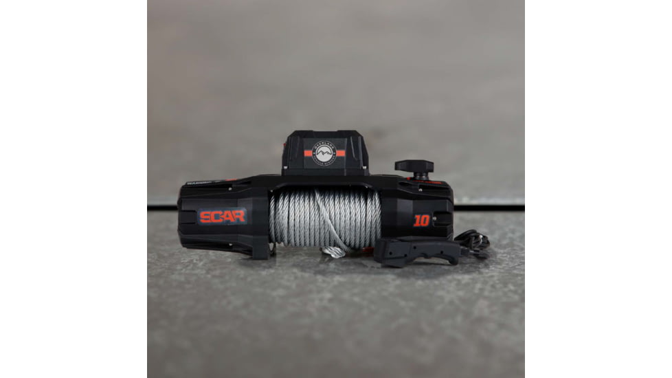 Overland Vehicle Systems Winch w/ Steel Cable Wireless Remote, 10.0 Winch, 19089901