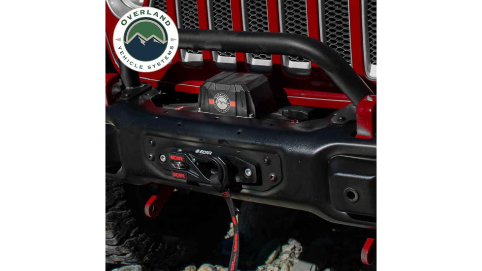 Overland Vehicle Systems Winch w/ Steel Cable Wireless Remote, 12.0 Winch, 19119901