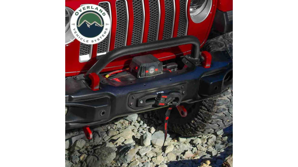Overland Vehicle Systems Winch w/ Steel Cable Wireless Remote, 12.0 Winch, 19119901
