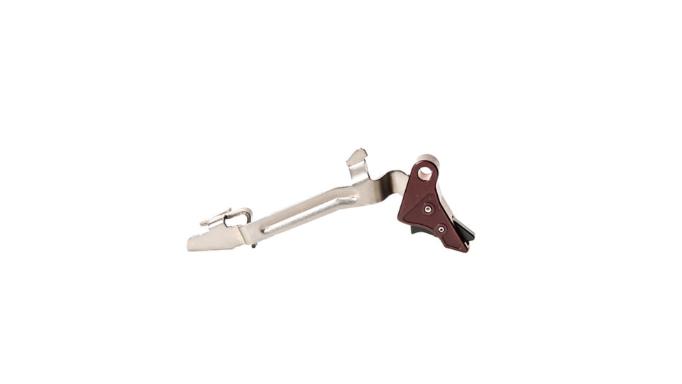 Overwatch Precision DAT Trigger for .45 ACP, 10mm Auto, Black Cherry Shoe/Black Safety, 26242
