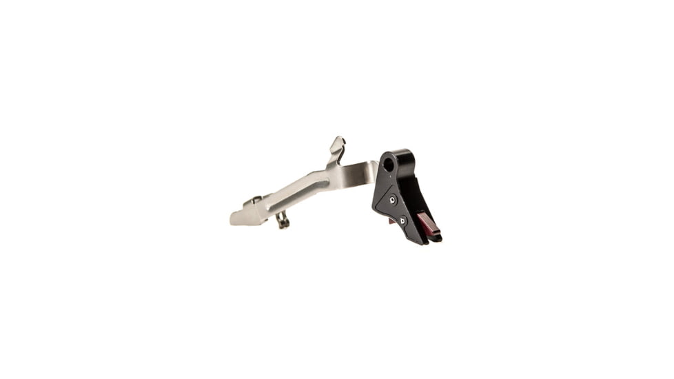 Overwatch Precision DAT Trigger for .45 ACP, 10mm Auto, Black Shoe/Black Cherry Safety, 26224